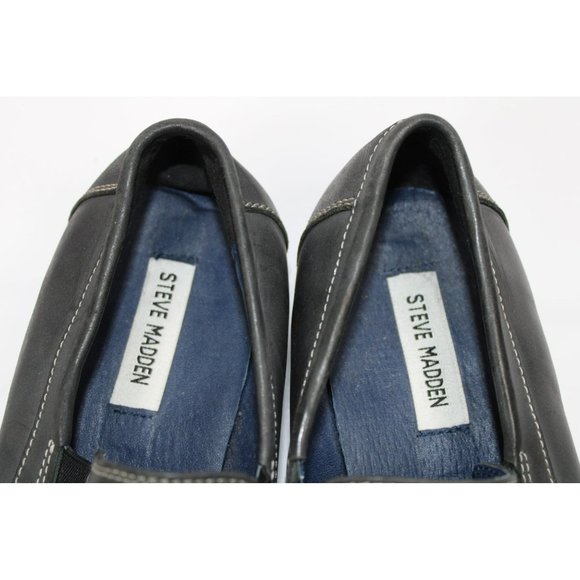 Steve Madden Size 10 Slip-on Grey Loafers - Picture 2 of 7